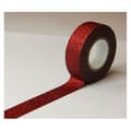 Miniatyrbild 1 av 2: Maskeringstejp - Röd - Glittrande - Återanvändbar - 15 mm x 10 m