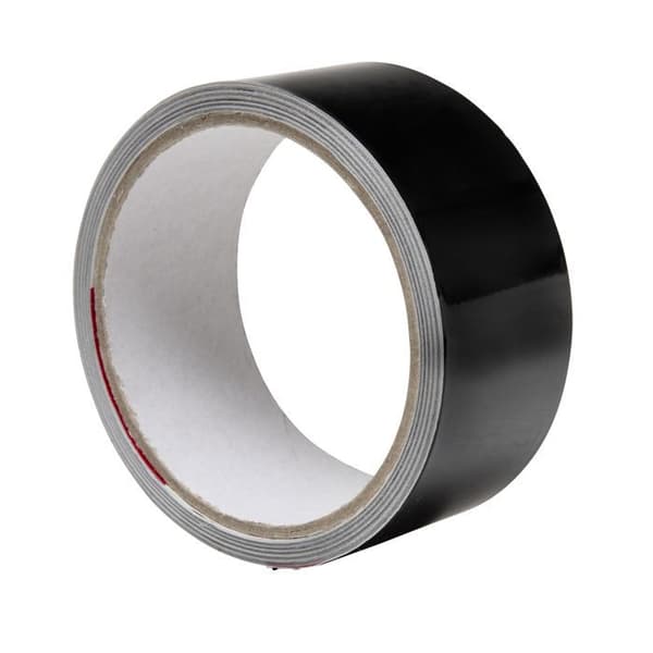 Högtemperatur svart aluminiumtejp