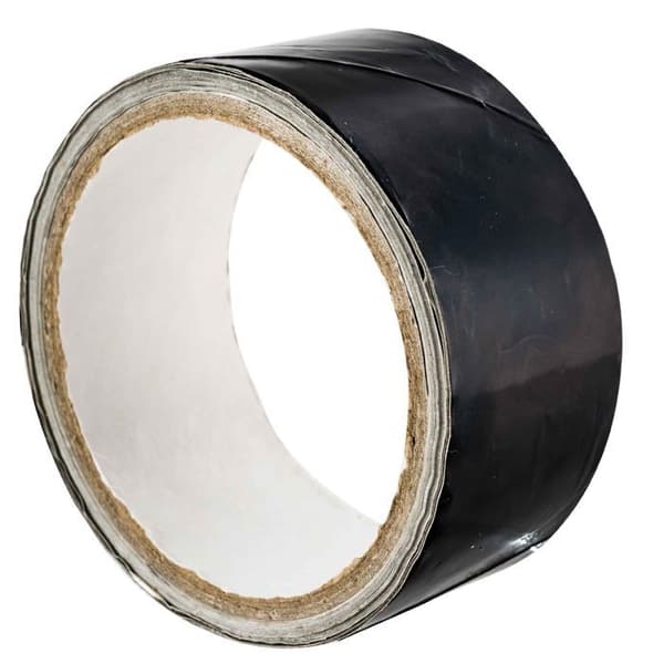 Högtemperatur svart aluminiumtejp