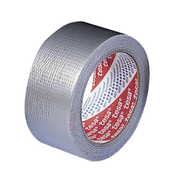 Extra Power Universal Canvas Reparationstejp - TESA - 50m x 50mm - Grå