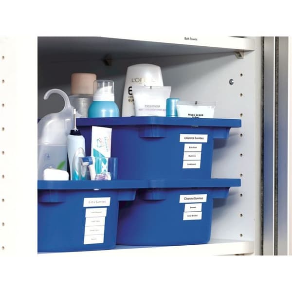 Dymo LetraTag plasttejper (12mm x 4m) Svart/Vit