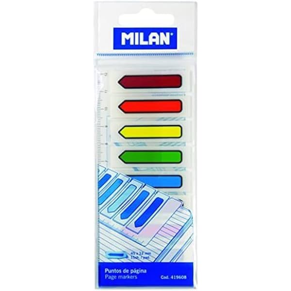 Pilform sida prickar 8 färger - MILAN 419608