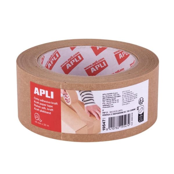 Kraft-tejp - 48mmx50m - Apli