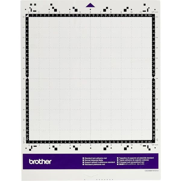 Klisterstöd för skärning - Brother - Scan'n'Cut SDX 1200 - 30,5 x 30,5 cm - Vit - Unisex