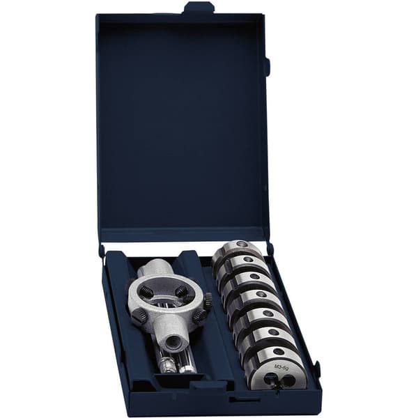 Exact 70418 Gängsnittsats 8 delar HSS metrisk M3, M4, M5, M6, M8, M10, M12