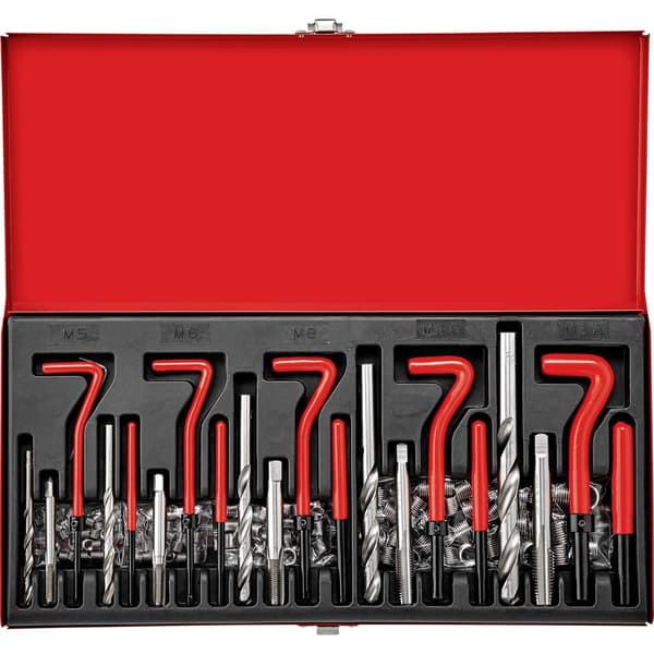 TOOLCRAFT TO-5016567 Trådrulle-set M5, M6, M8, M10, M12