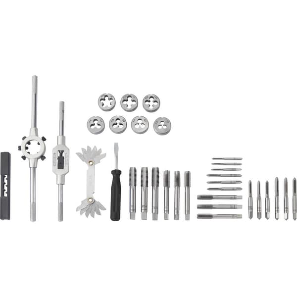 TOOLCRAFT TO-7015521 Gängskärningssats 32 delar Stål M3 x 0.50 , M4 x 0.70 , M5 x 0.80 , M6 x 1, M8 x 1.25, M10 x 1.50,