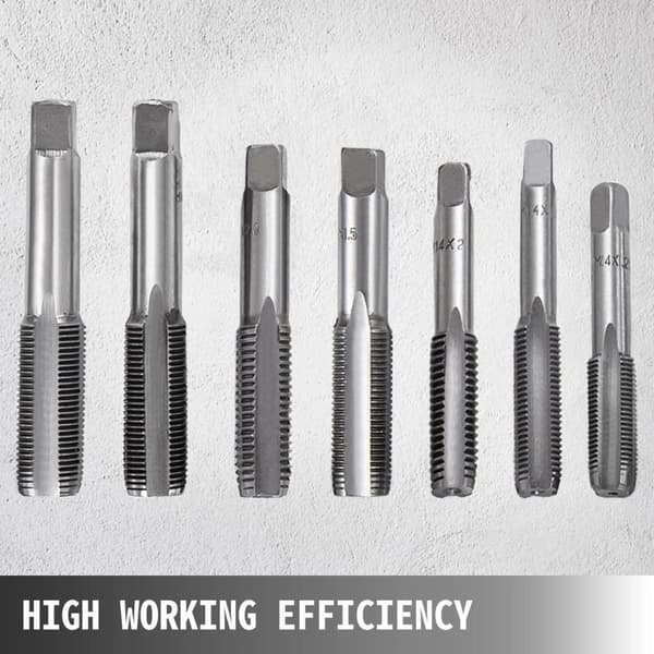 110st Effektiv tap och die set kit, metrisk M2-M18 manuell Gängande skärnyckel