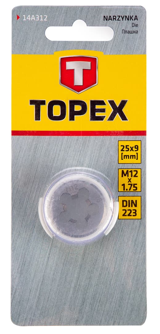 M12 matricer, 25 x 9 mm
