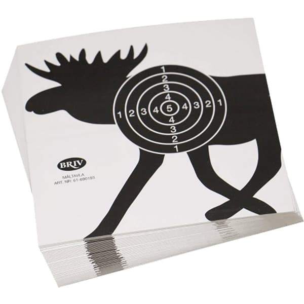 Måltavlor Älg 50-pack