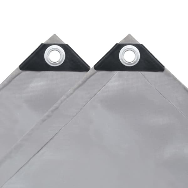 vidaXL Presenning 650 g/m² grå 3,5x5 m