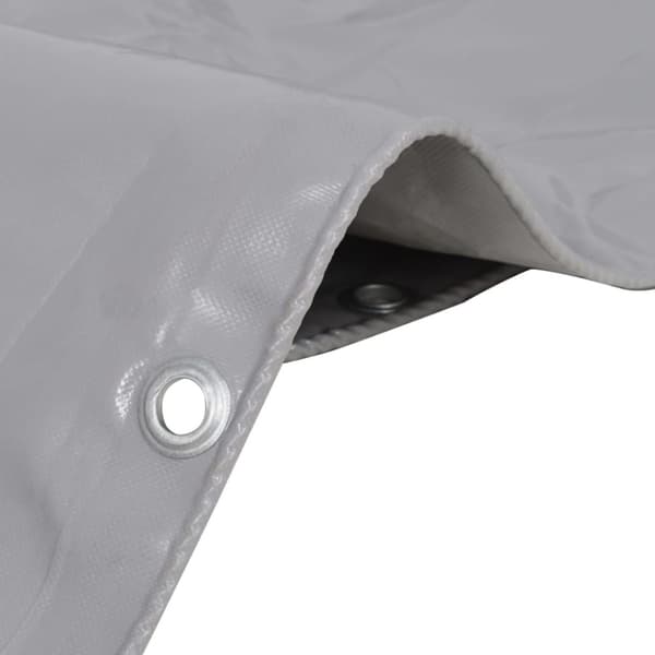 vidaXL Presenning 650 g/m² 3x5 m grå