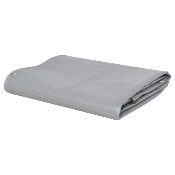 vidaXL Pressu 650 g/m² 2x3 m harmaa