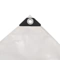 Miniatyrbilde 4 av 6: vidaXL Presenning 650 g/m² 4x5 m hvit