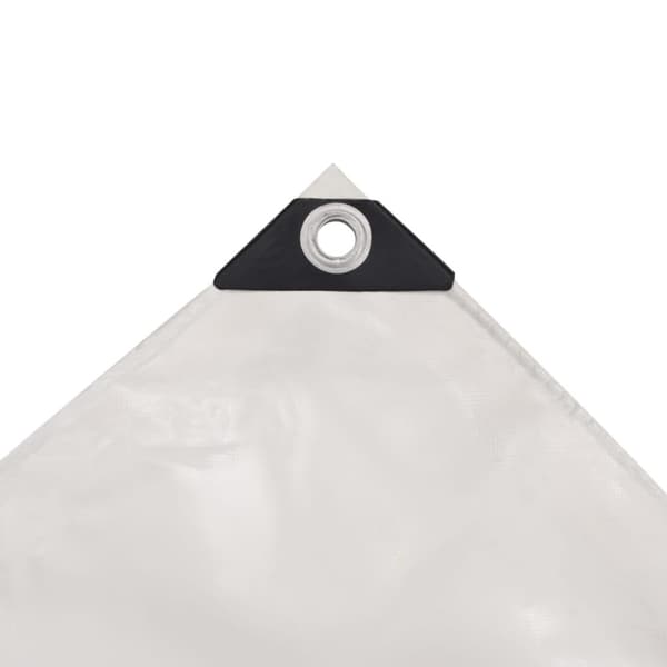 vidaXL presenning 650 g/m² 2 x 3 m hvid