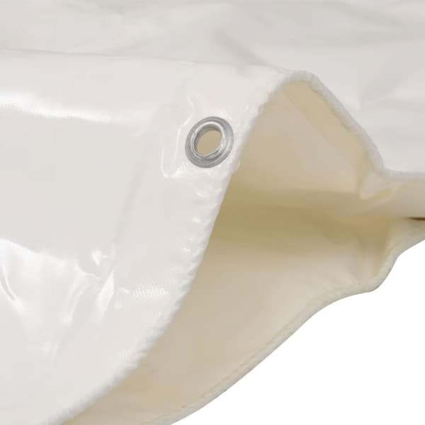 vidaXL presenning 650 g/m² 2 x 3 m hvid