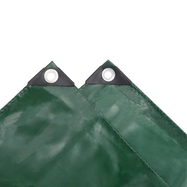 vidaXL Presenning 650 g/m² 3x4 mm grønn