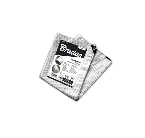 Förstärkt presenning/växthusfilm LENO CRISTAL 3 x 3m 100g transparent