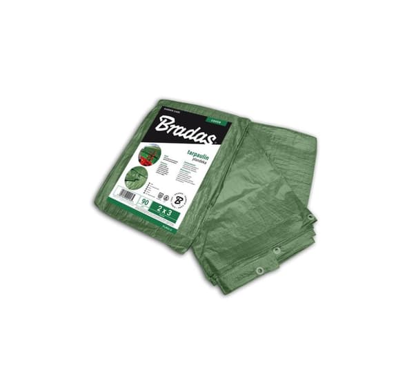 Vahvistettu pressu 90g, 6 x 8m, Bradas