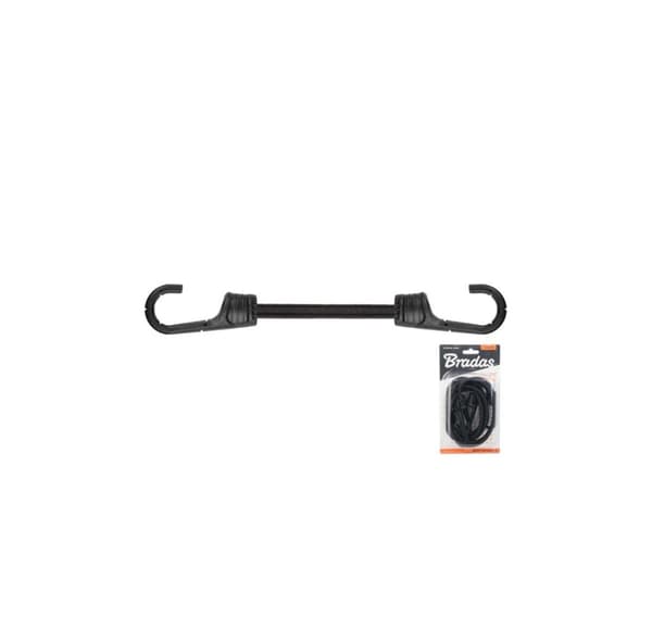 Elastiskt gummi med krok BUNGEE CORD HOOK, 2st x 120cm
