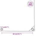 Miniatyrbilde 6 av 6: vidaXL Presenning 650 g/m² 1,5x20 m