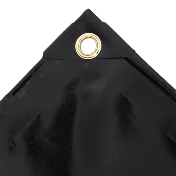 vidaXL Presenning 650 g/m² 2x3 m svart