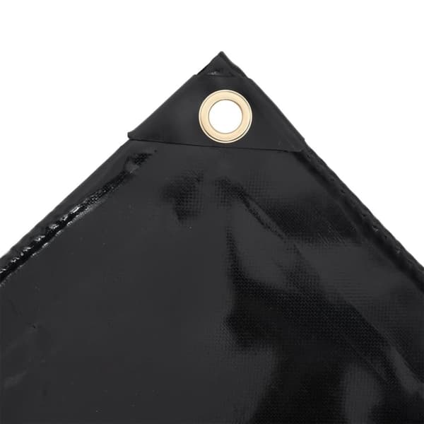 vidaXL Pressu 650 g/m² 3x6 m musta