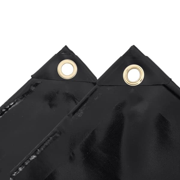 vidaXL Presenning 650 g/m² 1,5x6 m svart