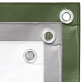 Miniatyrbild 4 av 5: vidaXL Presenning 260 g/m² 6x12 m grön HDPE