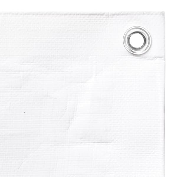 vidaXL Presenning 260 g/m² 6x8 m hvit HDPE