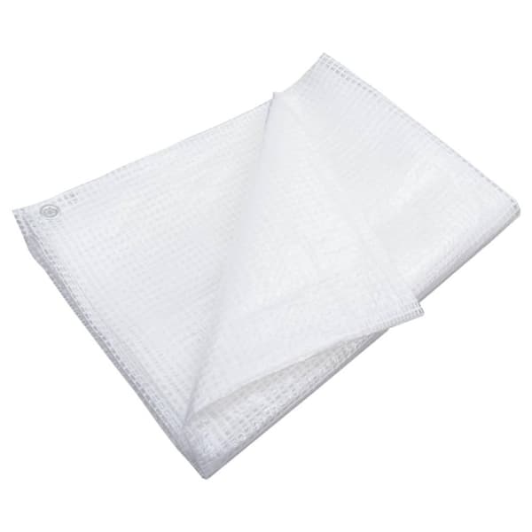 vidaXL Leno-presenning 140 g/m² 6x12 m hvit