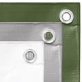 Miniatyrbillede 5 af 5: vidaXL presenning 4x6 m 260 g/m² HDPE hvid
