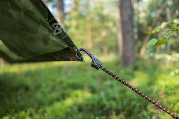 Set med 5 produkter. Presenning CAMOforest 2 x 3m 90g/m²