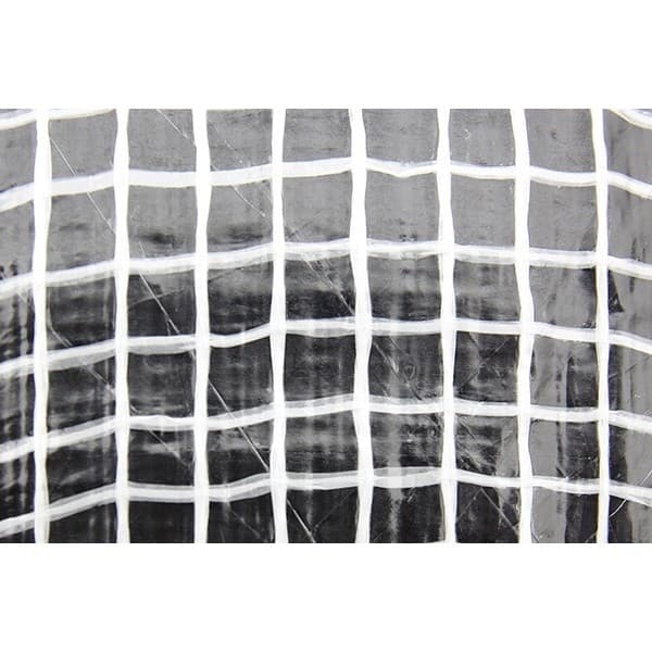 2 tuotteen paketti. Vahvistettu pressu / kasvihuonekalvo LENO CRISTAL 4 x 5m 100g, läpinäkyvä, Bradas