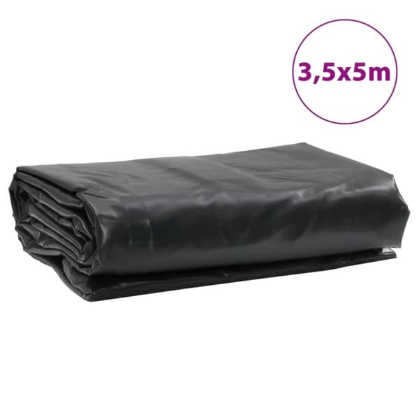 vidaXL Presenning antracit 3,5x5 m 650 g/m²
