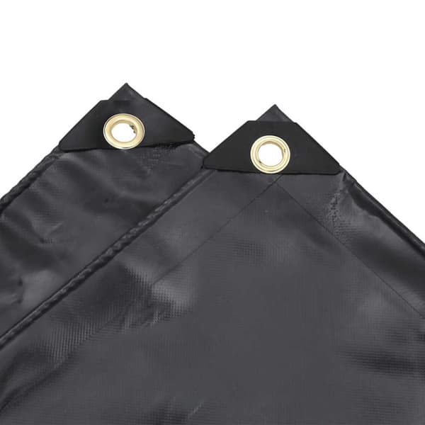 vidaXL Pressu musta 1x2,5 m 650 g/m²
