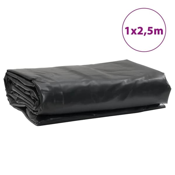 vidaXL Pressu musta 1x2,5 m 650 g/m²