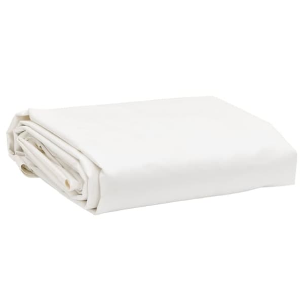 vidaXL presenning 2,5x4,5 m 650 g/m² hvid