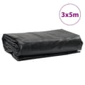 Miniatyrbild 9 av 10: vidaXL Presenning antracit 3x5 m 650 g/m²