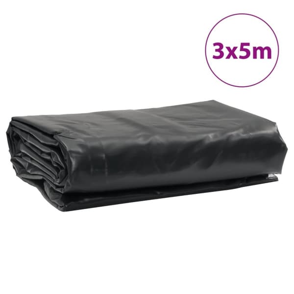vidaXL Presenning antracit 3x5 m 650 g/m²
