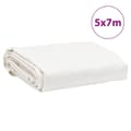 Miniatyrbillede 8 af 9: vidaXL presenning 5x7 m 650 g/m² hvid