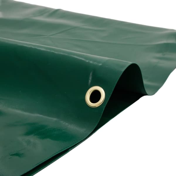 vidaXL Presenning grön 5x8 m 650 g/m²