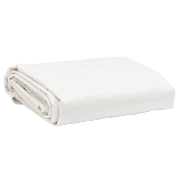 vidaXL Presenning vit 5x6 m 650 g/m²