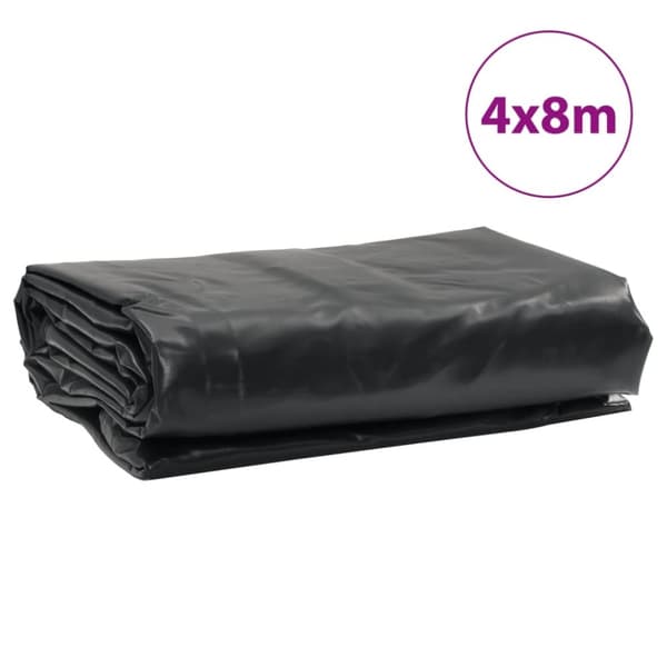 vidaXL Presenning antracit 4x8 m 650 g/m²