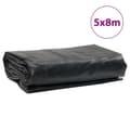 Miniatyrbillede 9 af 10: vidaXL presenning 5x8 m 650 g/m² sort