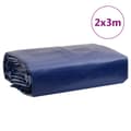 Miniatyrbild 9 av 9: vidaXL Presenning blå 2x3 m 650 g/m²