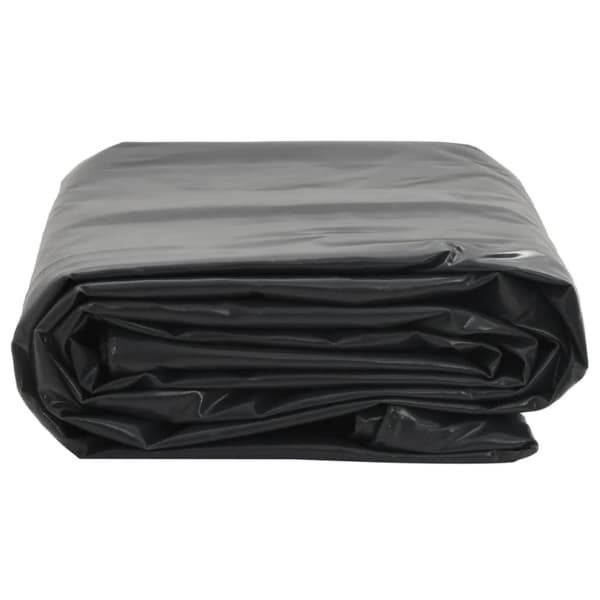 vidaXL presenning 5x5 m 650 g/m² sort