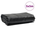 Miniatyrbillede 9 af 10: vidaXL presenning 5x5 m 650 g/m² sort