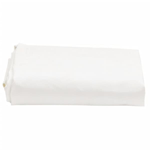 vidaXL Presenning vit Ø 2,4 m 650 g/m²