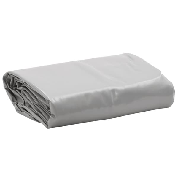 vidaXL presenning Ø 3 m 650 g/m² grå